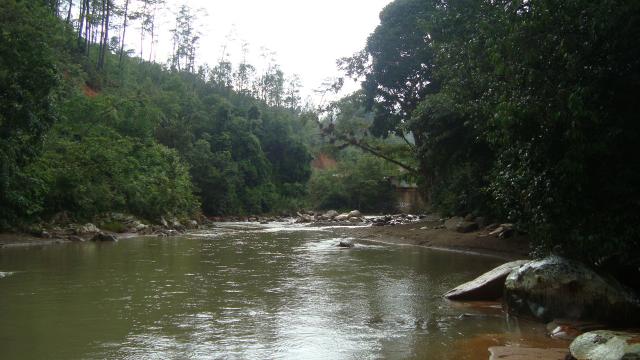 el rio que separa pueblo hidalgo con ondura tigre