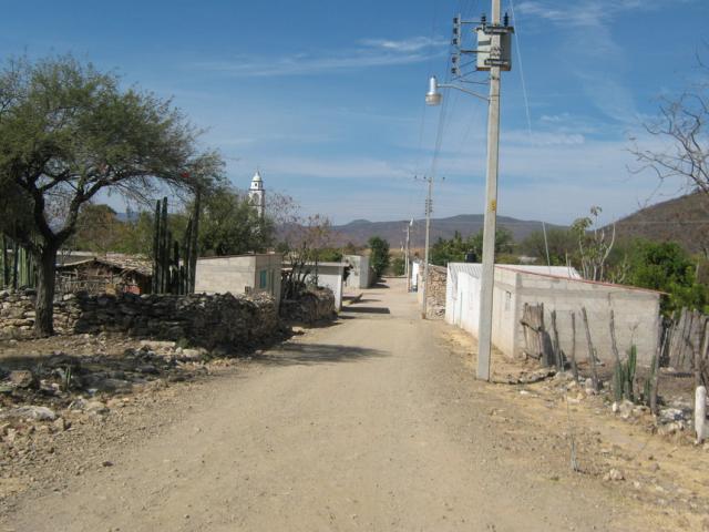 Un calle de Santo Tomas Otlaltepec
