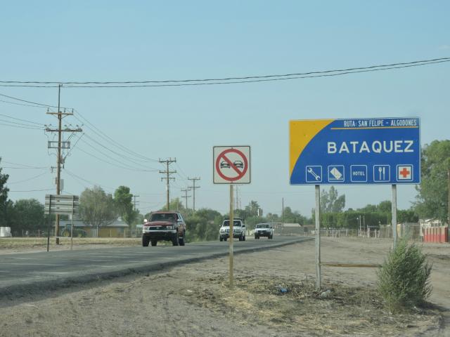 Carretera Ejido Monterrey, Entrada de Bataquez