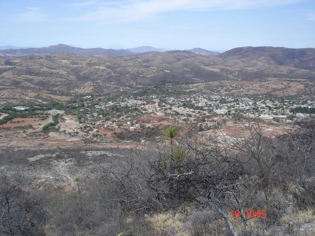 Panormica de Chazumba desde la cima del Yucuzaac